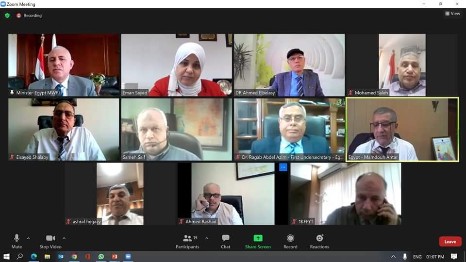 عبد العاطي : رفع درجة الجاهزية بكافة أجهزة الوزارة ، لضمان توفير الإحتياجات المائية 