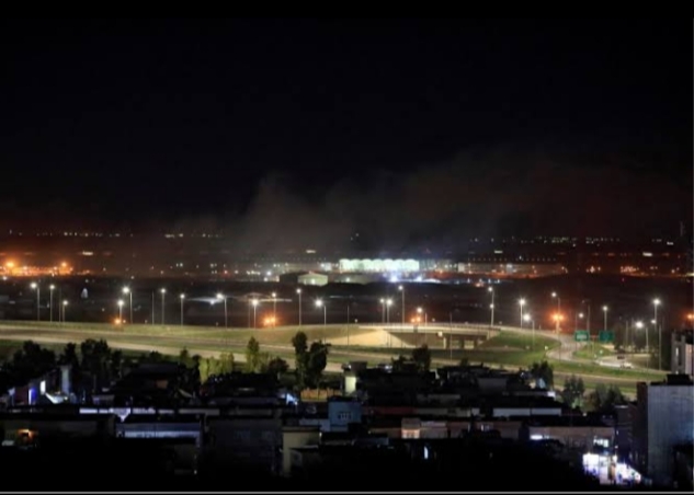 هجوم إرهابي علي مطار اربيل بالعراق