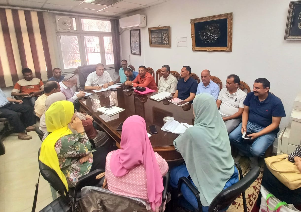 اجتماع هام لمتابعة آخر مستجدات ملف تقنين أراضي أملاك الدولة بالبحيرة