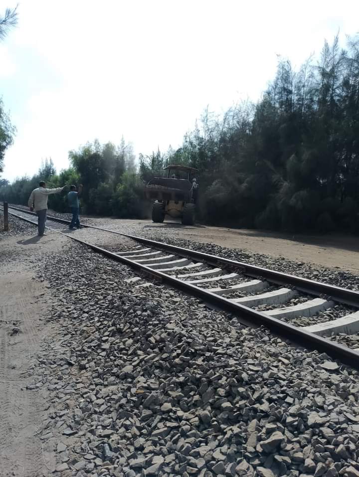 البحيرة...غلق 14 معبر مخالف على حرم السكة الحديد بمركزى كوم حمادة والدلنجات