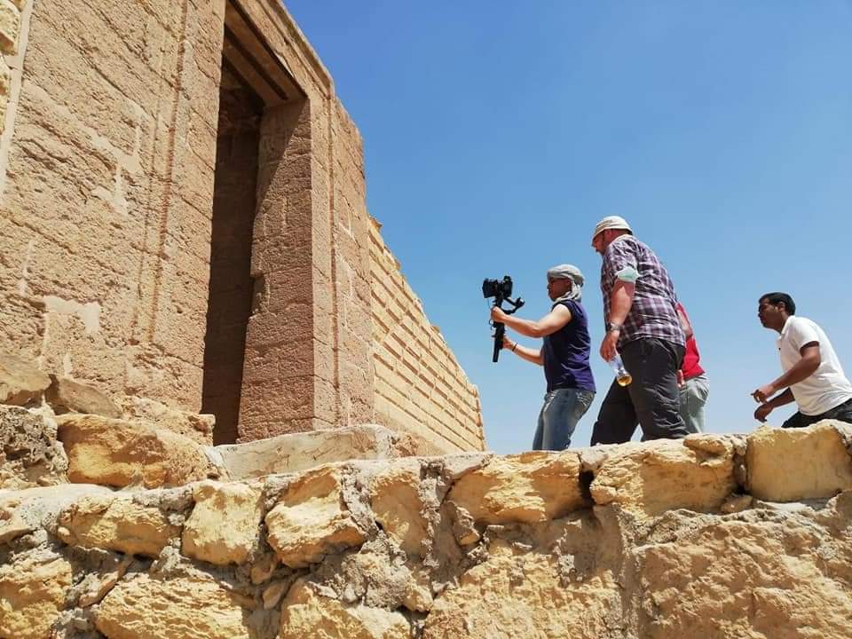 التلفزيون الألماني في قلب أوشيم الأثرية