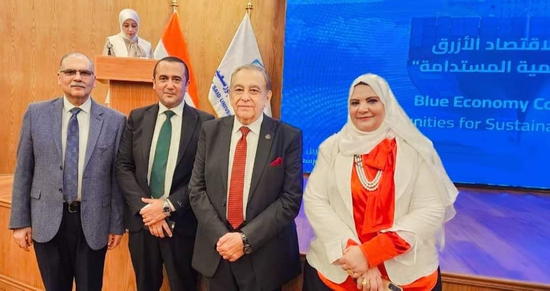 الصالون البحرى يعرض توصيات مؤتمر الإقتصاد الأزرق فرص للتنمية المستدامة .