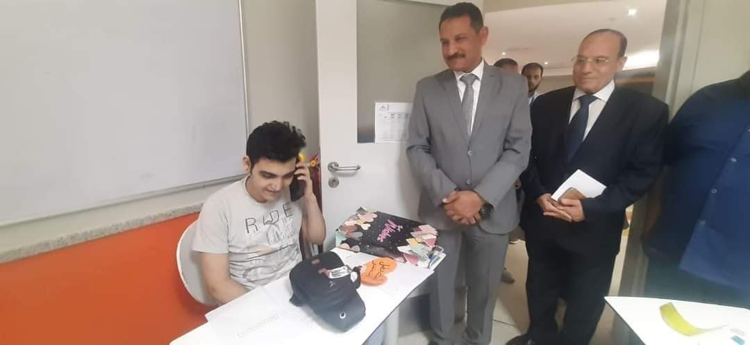 محافظ الجيزة يتواصل مع طلاب الإعدادية بمستشفي ٥٧٣٥٧