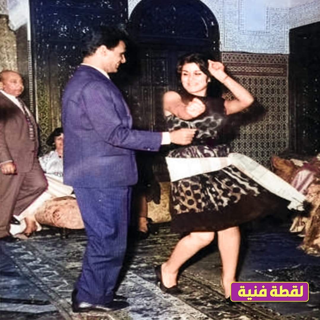 صورة نادرة جدا ...العندليب والسندريلا