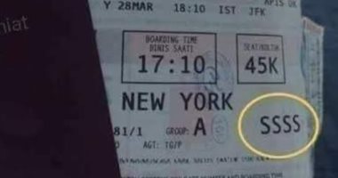 تعرف على سر تواجد علامة " SSSS" على تذكرة سفرك