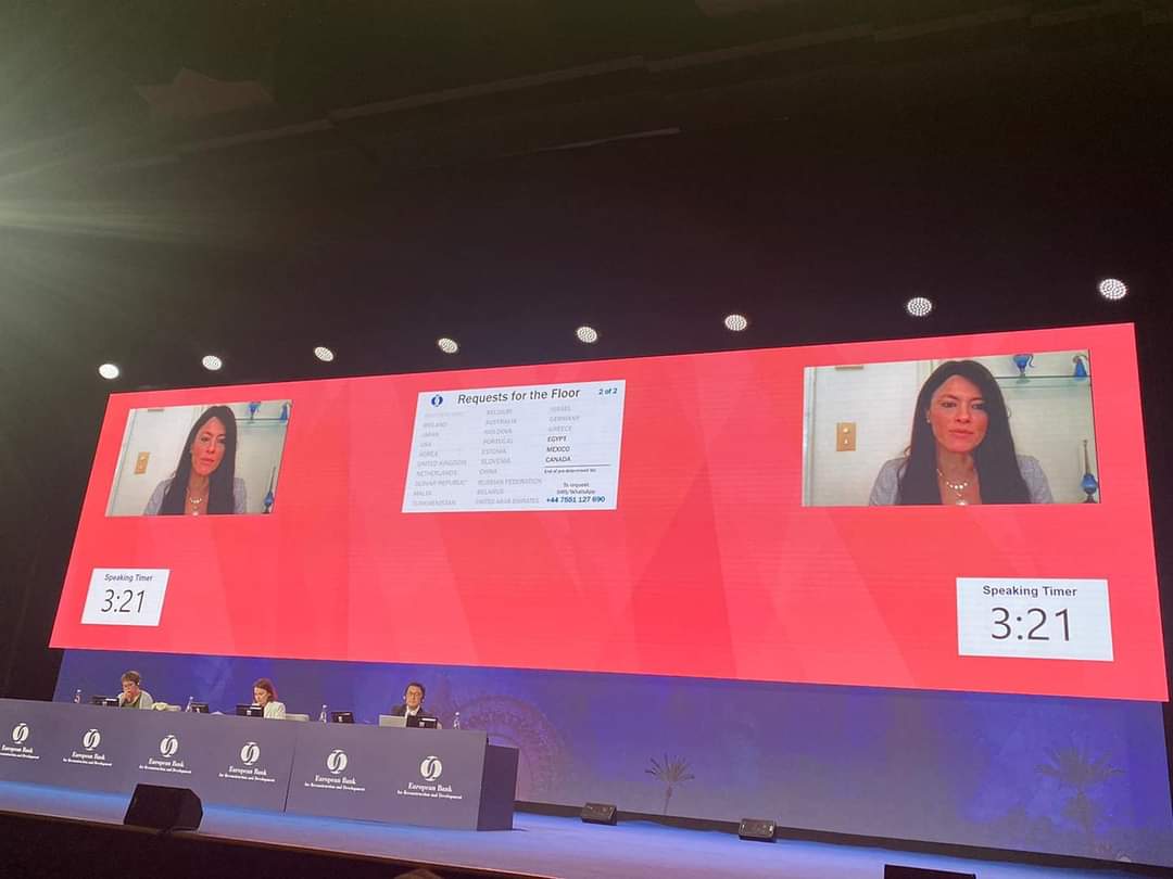 المشاط...تشيد بجهود البنك الأوروبي لإعادة الإعمار والتنمية في دعم جهود التنمية في مصر