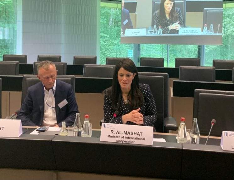 المشاط تشارك في جلسة نقاشية حول التمويل المستدام والطريق إلى مؤتمر المناخ خلال زيارتها لمقر البنك بلوكسمبورج