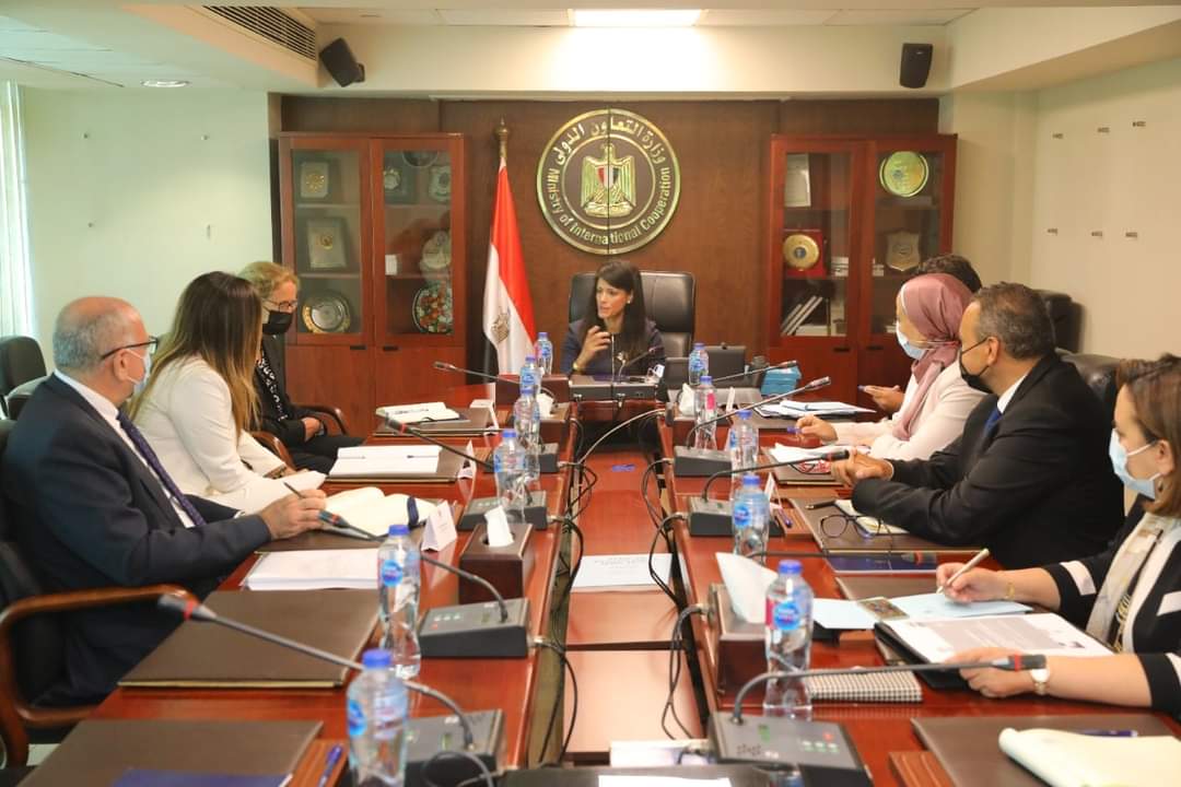 وزيرة التعاون الدولي تلتقي المديرة الإقليمية للتنمية المستدامة بمجموعة البنك الدولي لبحث العلاقات المشتركة في مختلف مجالات التنمية