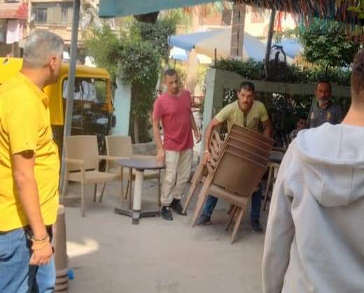 البحيرة...إزالة 264 حالة إشغال طريق مخالف بمركز كفرالدوار 