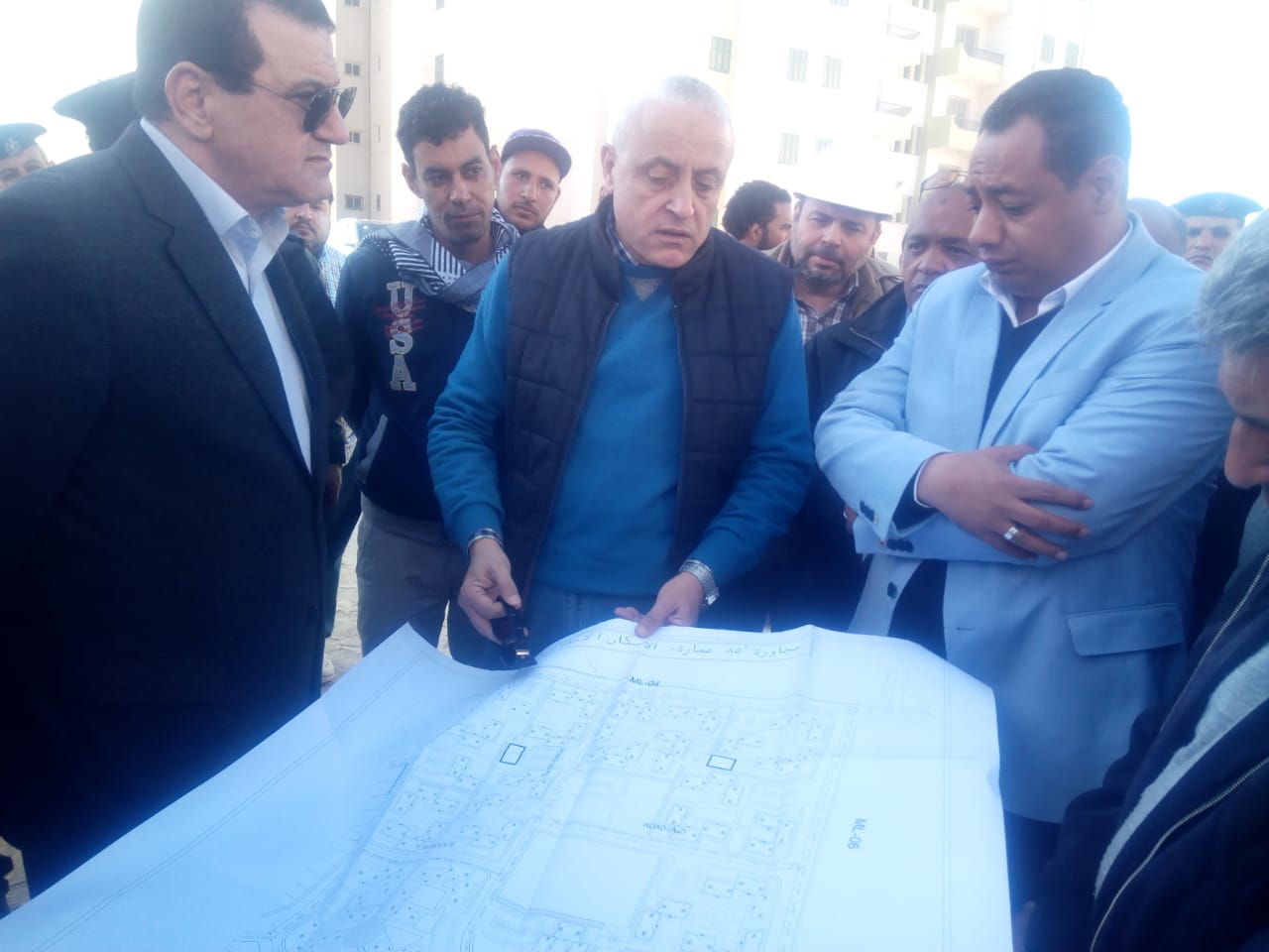 نائب "المجتمعات العمرانية" يتفقد المشروعات بمدينة المنيا الجديدة