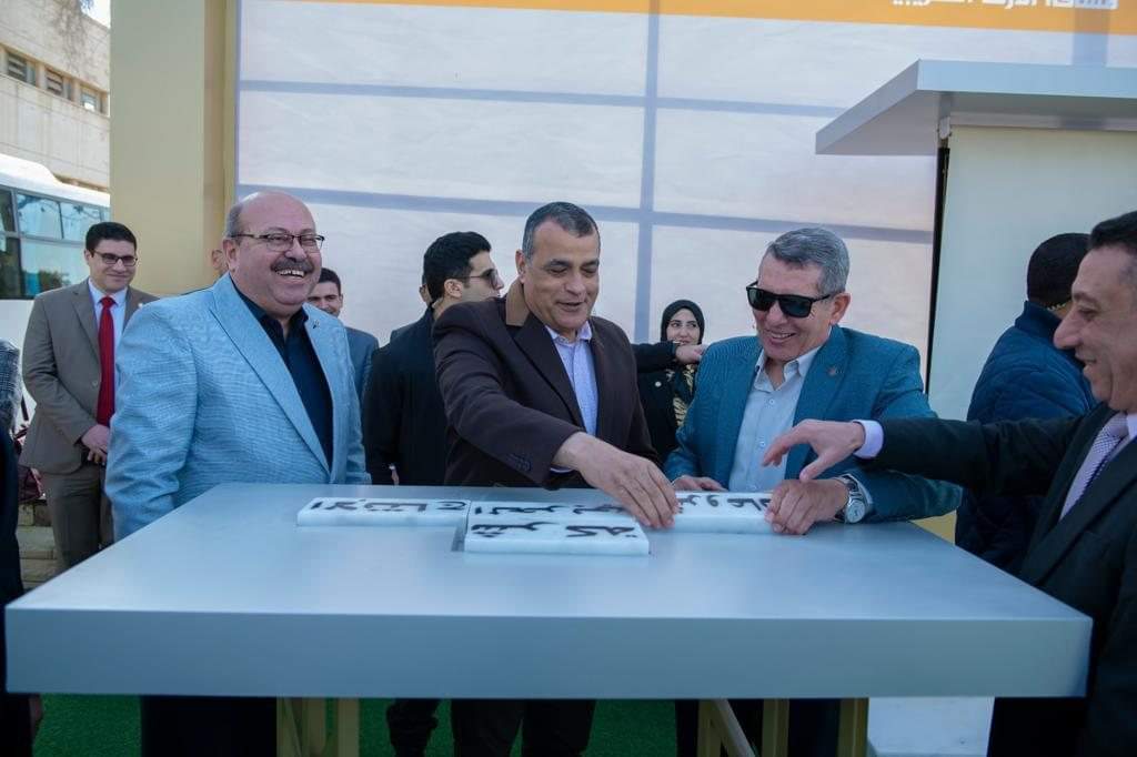 "وزير الدولة للإنتاج الحربي" يضع حجر أساس المقر الجديد لشركة "الإنتاج الحربي للمشروعات والاستشارات الهندسية"