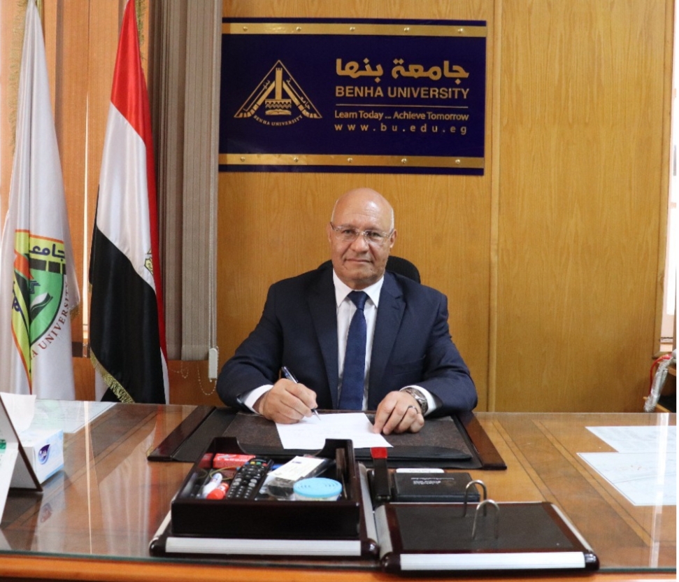 رئيس جامعة بنها الجديد يشكر القيادة السياسية على الثقة وتعيينه رئيساً للجامعة