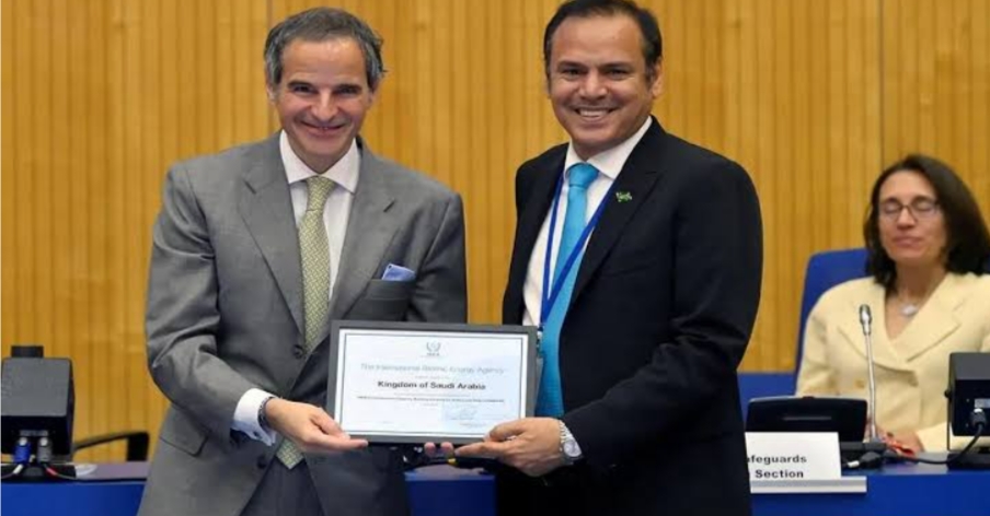 المملكة تتلقى شهادة شكر من الوكالة الدولية للطاقة الذرية نظير مشاركتها الفاعلة في مبادرة "كومباس"
