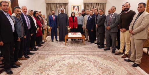 السفارة البحرينية بالقاهرة تقيم حفل استقبال لدبلوماسيي وموظفي السفارة بمناسبة الاحتفال بالعيد الوطني المجيد