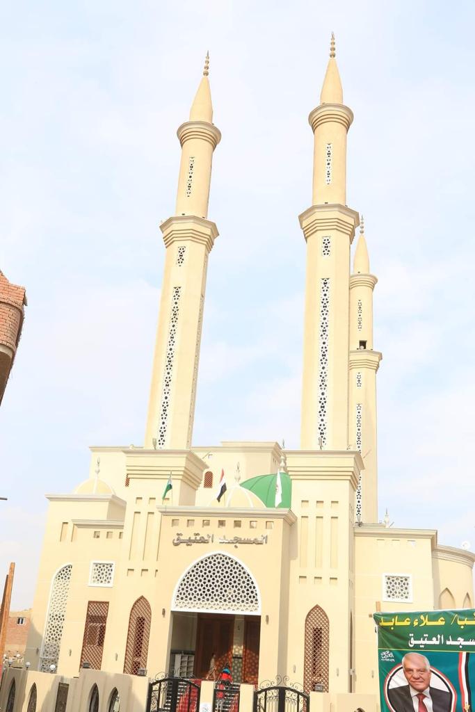 تأسس عام 1850.. افتتاح المسجد العتيق بالصف بعد تجديده