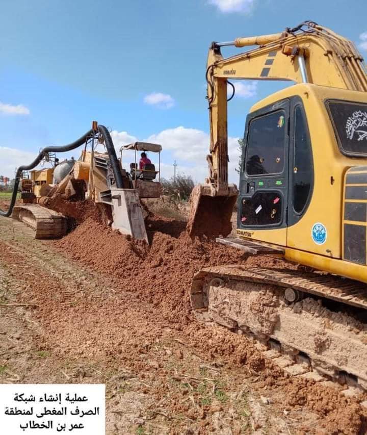 سويلم يتابع موقف مشروعات الصرف المغطى وإنشاء وتطهير المصارف العامة