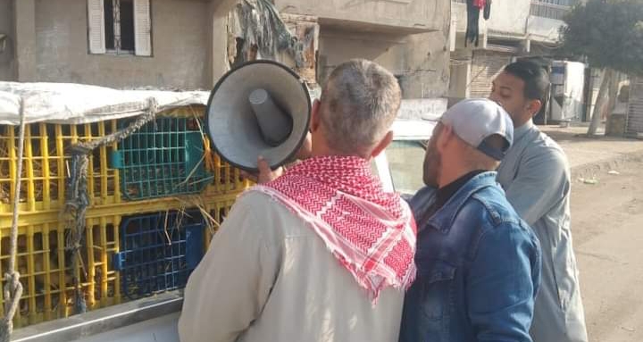 مصادرة ٣٠ مكبر صوت و رفع ٤٩٢ حالة اشغال بمركزى الدلنجات ودمنهور 