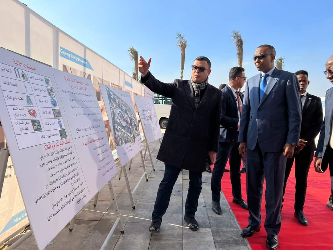 رئيس وزراء الصومال  يزورالعاصمة الإدارية الجديدة.. ويتفقد أهم معالمها