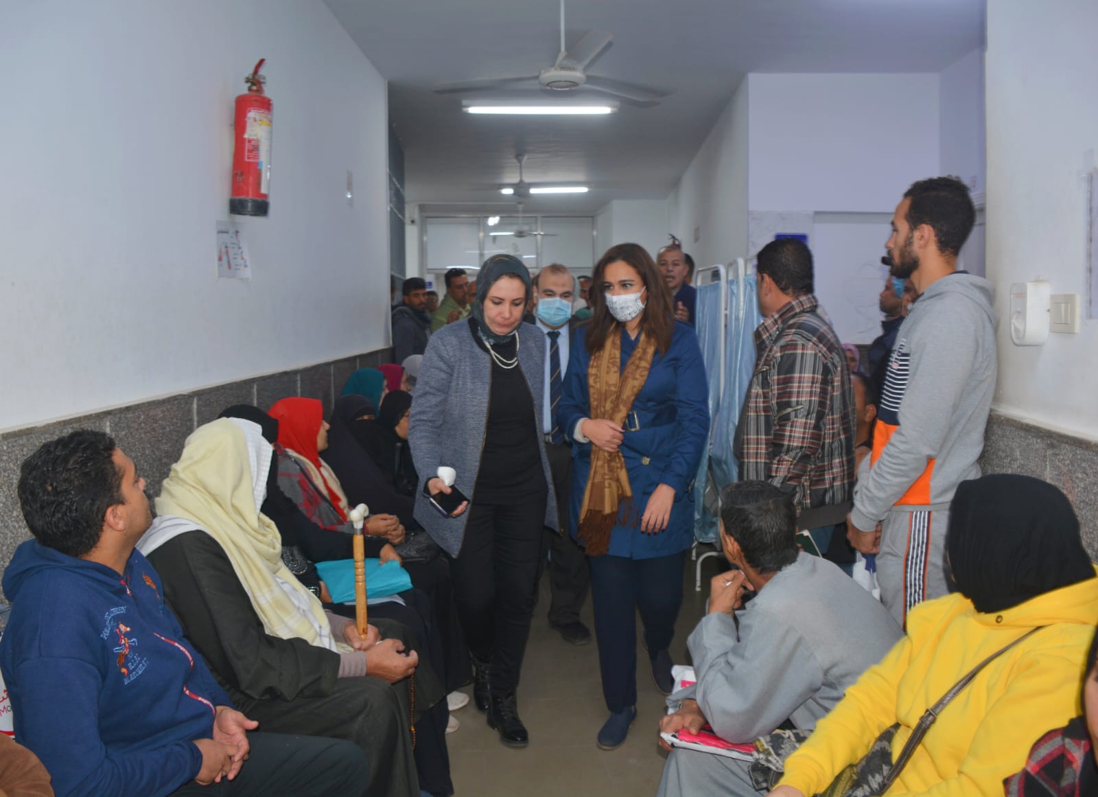 بلبع تتفقدعيادات التأمين الصحي بأبو الريش بدمنهور للوقوف على مشاكل المواطنين