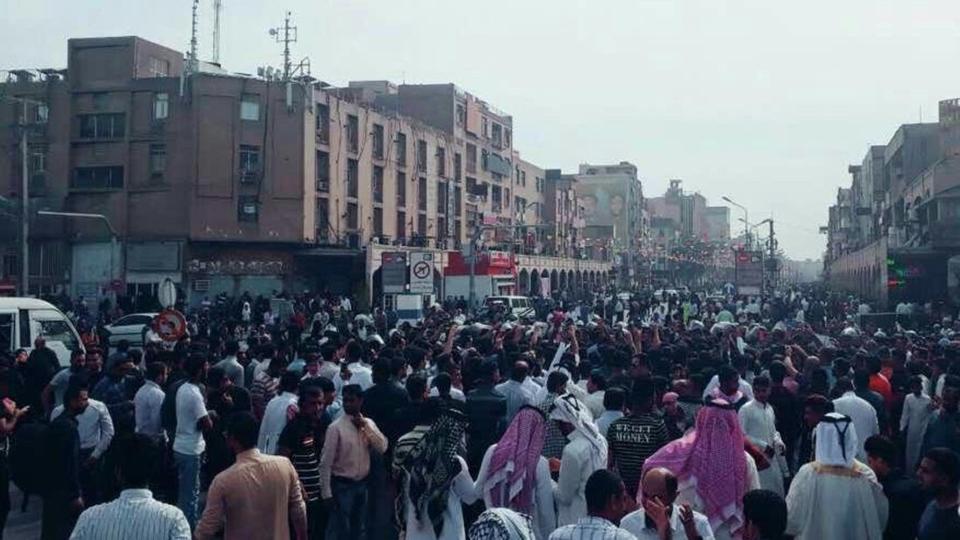 مظاهرات عمالية تجتاح الأحواز العربية في إيران