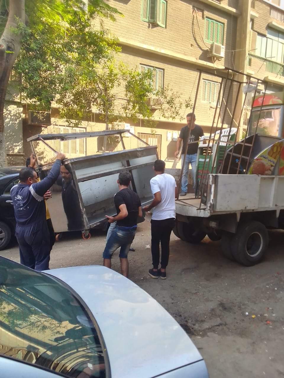 رفع ٢٢٥ حالة إشغال وتعد في حملات بحي العجوزة   