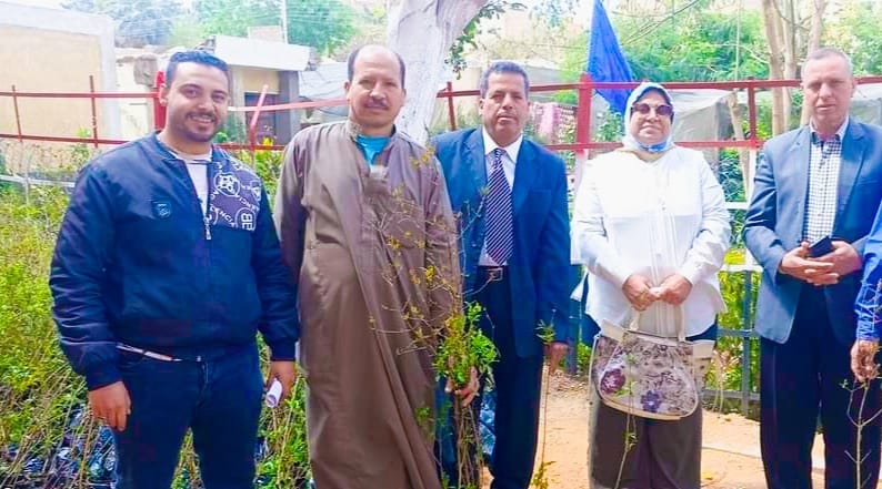 وكيل ادارةالقناطر التعليمية...تتابع استلام أشجار مثمرة ضمن المبادرة الرئاسية - ازرع غذائك -