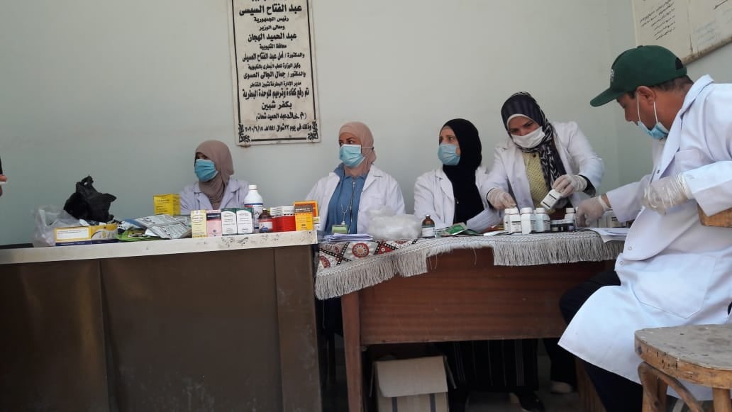 ضمن مبادرة حياة كريمة : جامعة بنها تنظم قوافل بيطرية بقرى شبين القناطر