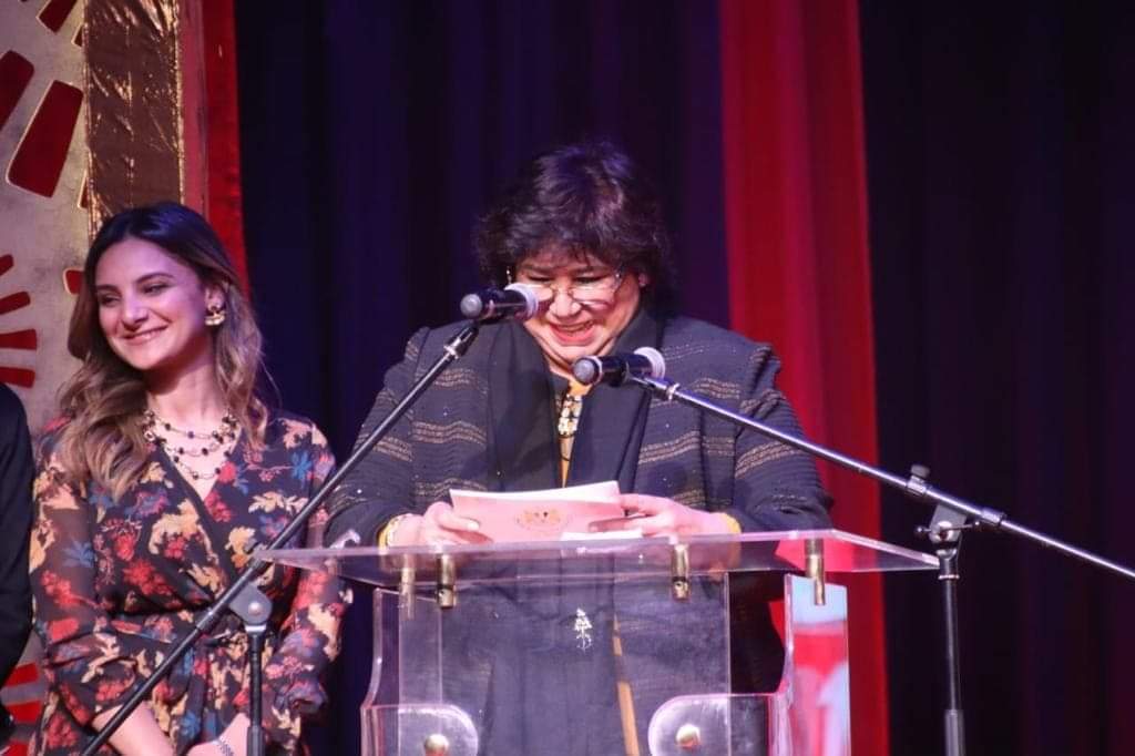 بالصور .. إيناس عبدالدايم تفتتح الدورة 28 لمهرجان القاهرة الدولي للمسرح التجريبي بمسرح البالون.