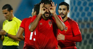 جماهير النادى الأهلى تحتفل بتألق مروان محسن فى مباراة اليوم ..صور