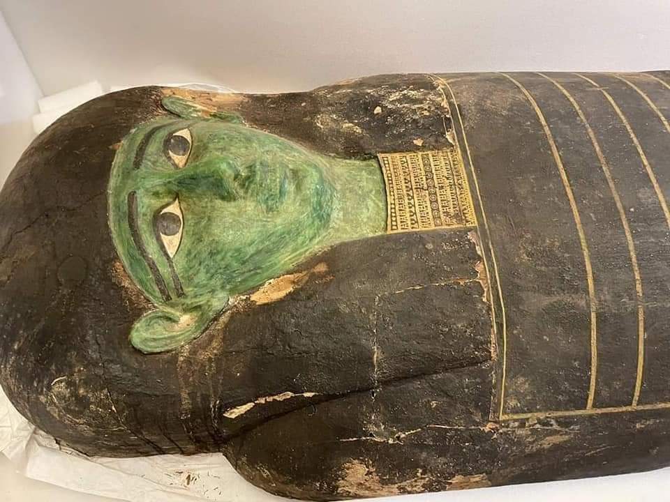 مصر تستعيد غطاء التابوت الأخضر من أمريكا