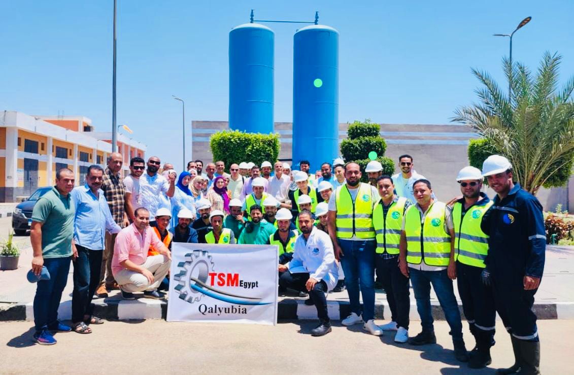 حصول محطة مياه سرياقوس المرشحة بالقليوبية على شهادة Tsm