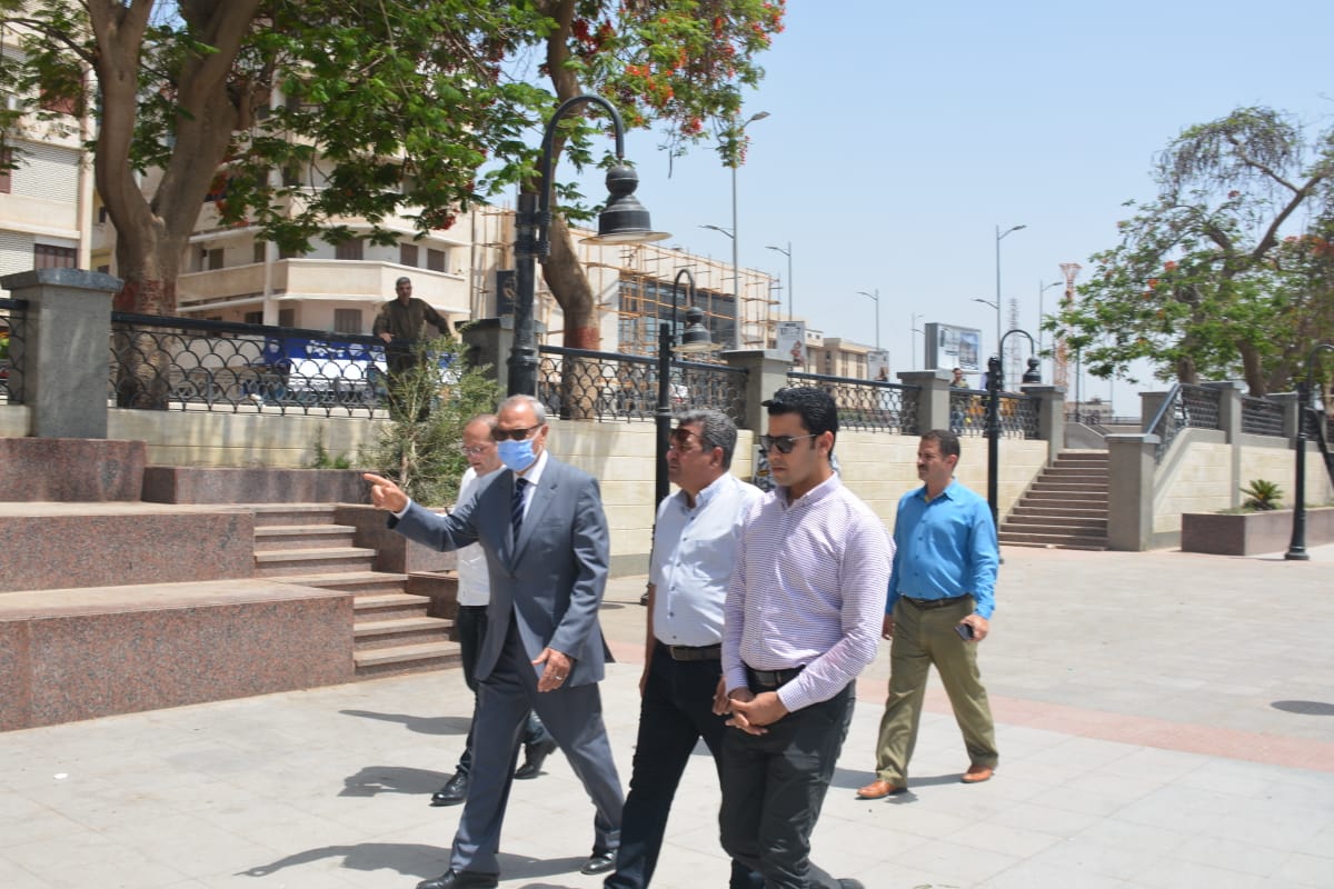 الهجان يتفقد كورنيش النيل وممشى أهل مصر المرحلة الأولى بمدينة بنها بالتزامن مع بدء موسم الصيف لإستقبال مواطني وزائري المحافظة