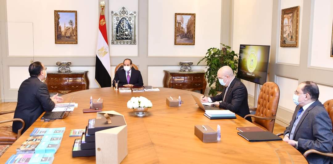 الرئيس السيسي يتابع الموقف التنفيذي لترتيبات الانتقال إلى العاصمة الإدارية الجديدة"