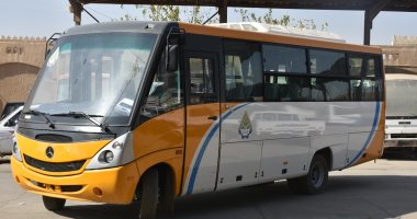 20 أتوبيسا مكيفا للعمل بمنظومة النقل الداخلى فى القاهرة الجديدة