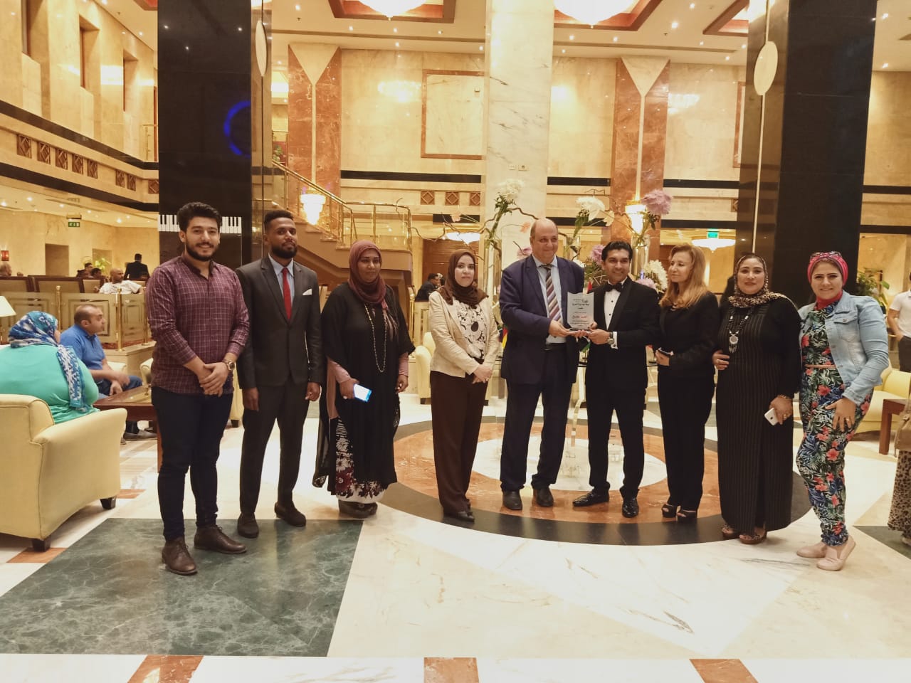 بالصور:  تكريم الاعلامى احمد سمير و انتخاب سامية العيسوى عضوا في الهيئة العليا لشبكة إعلام المرأة العربية