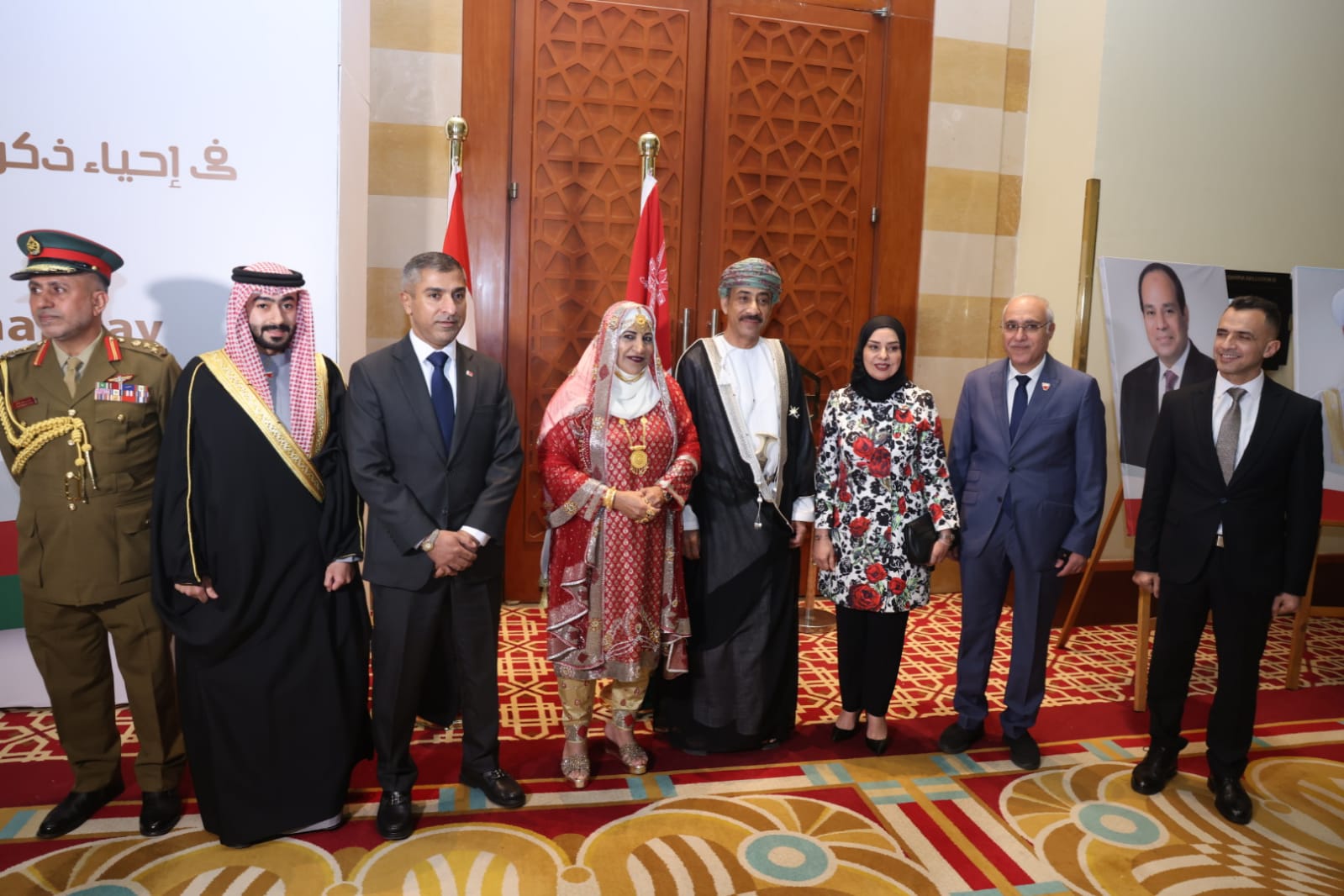 بالصور... سفارة عمان بالقاهرة تحتفل بالعيد الوطنى الـ53 للسلطنة