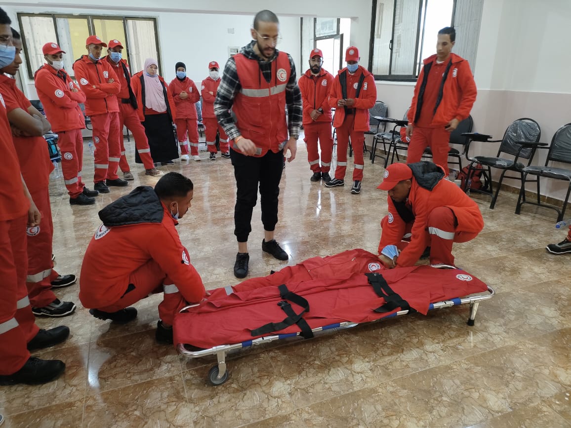 تواصل فاعليات دورة الهلال الأحمر» التدريبية لفرق الاستجابة للطوارئ لمحافظات الصعيد 