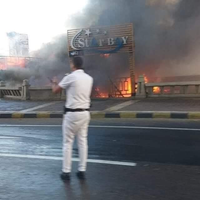 السيطرة على حريق بالسوق الدولي بشلاتين دون إصابات