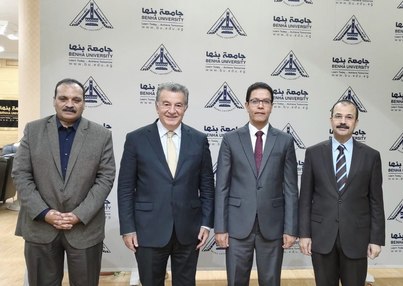 " شمس الدين" يهنىء " الجيزاوى " برئاسة جامعة بنها