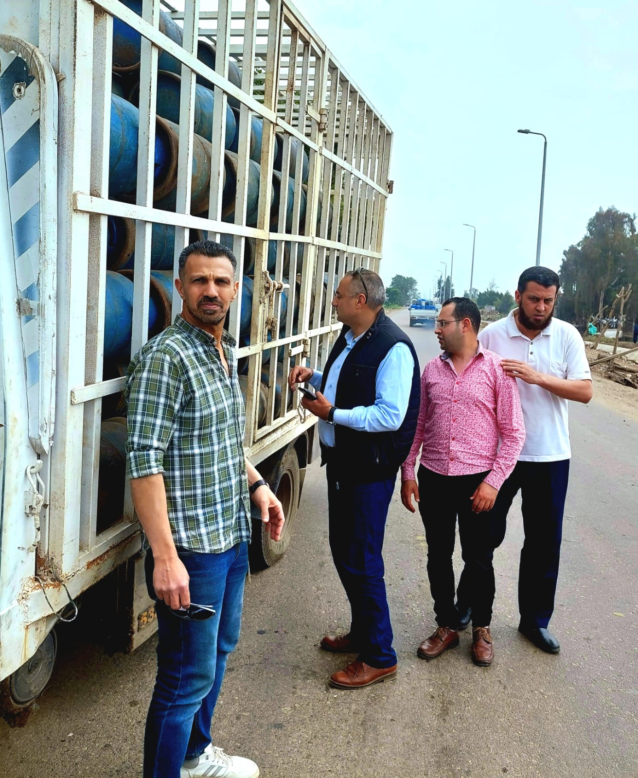 ضبط مستودع غاز بكوم حماده تصرف فى 700  أسطوانة غاز منزلية بغرض البيع بالسوق السوداء