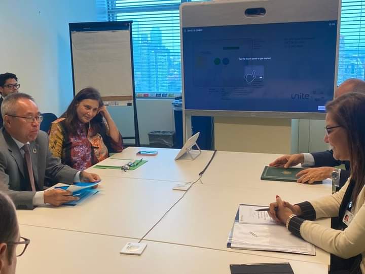 وزيرة التخطيط والتنمية الاقتصادية تواصل لقاءاتها الثنائية على هامش المشاركة بالمنتدى السياسي رفيع المستوى بنيويورك