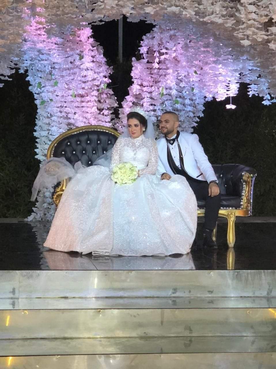 زفاف حنين ومصطفى في أجمل ليالي العمر