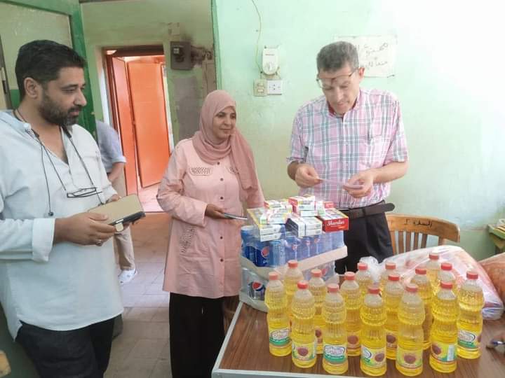 حملة تموينية موسعة بمدينة شبين القناطر