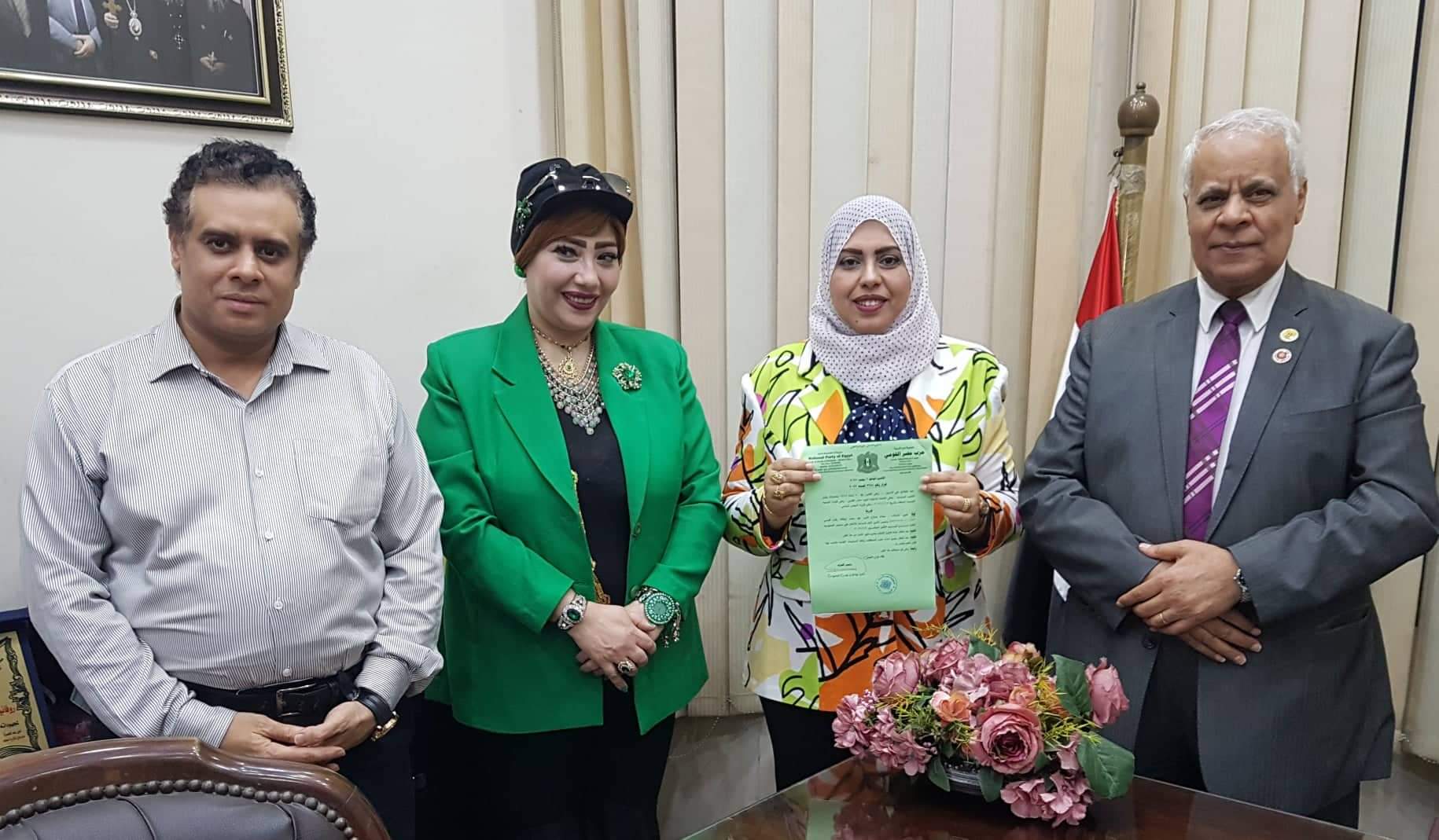 الصحفية نجلاء صلاح الدين أمين عام مساعد للإعلام على مستوى الجمهورية بحزب مصر القومي