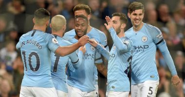 أجويرو ومحرز فى هجوم مانشستر سيتى ضد ساوثهامبتون بالدوري الإنجليزي