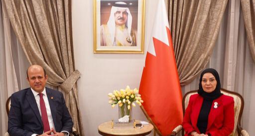 أمين رئاسة الجمهورية يهنئ سفيرة مملكة البحرين في القاهرة بالعيد الوطني