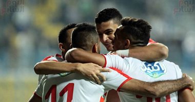 الزمالك يتفوق علي الجونه بثلاثية للانفراد بصداره الدوري
