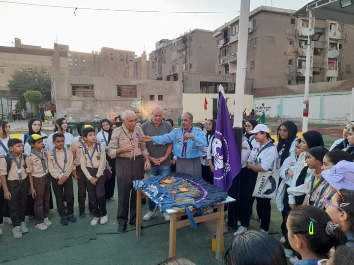 ورش عمل فى الفنون الكشفية والتربية الصحية والاسعافات الأولية لطلائع الفرق الكشفية بمركز شباب قليوب 