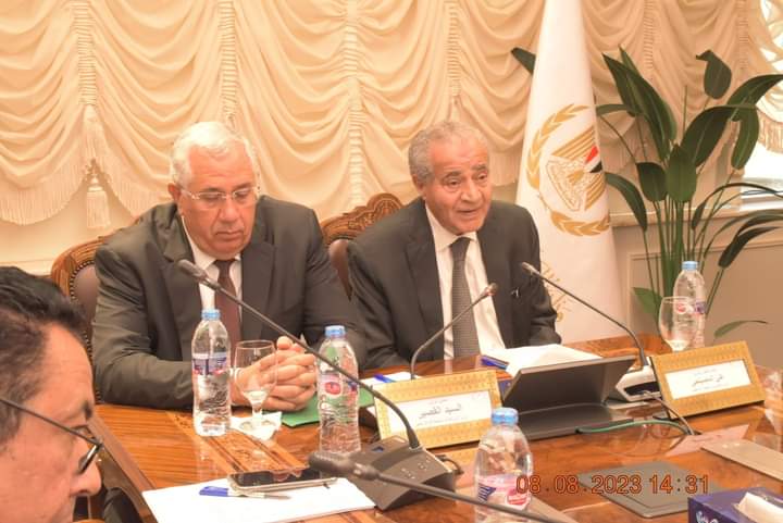 وزيرا التموين والزراعة يتفقان على القواعد والضوابط المنظمة لموسم انتاج قصب وبنجر السكر 2023-2024