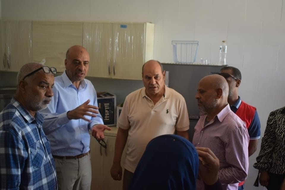 نموذج محاكاة لزلزال فى رأس غارب وإخلاء مجلس المدينة